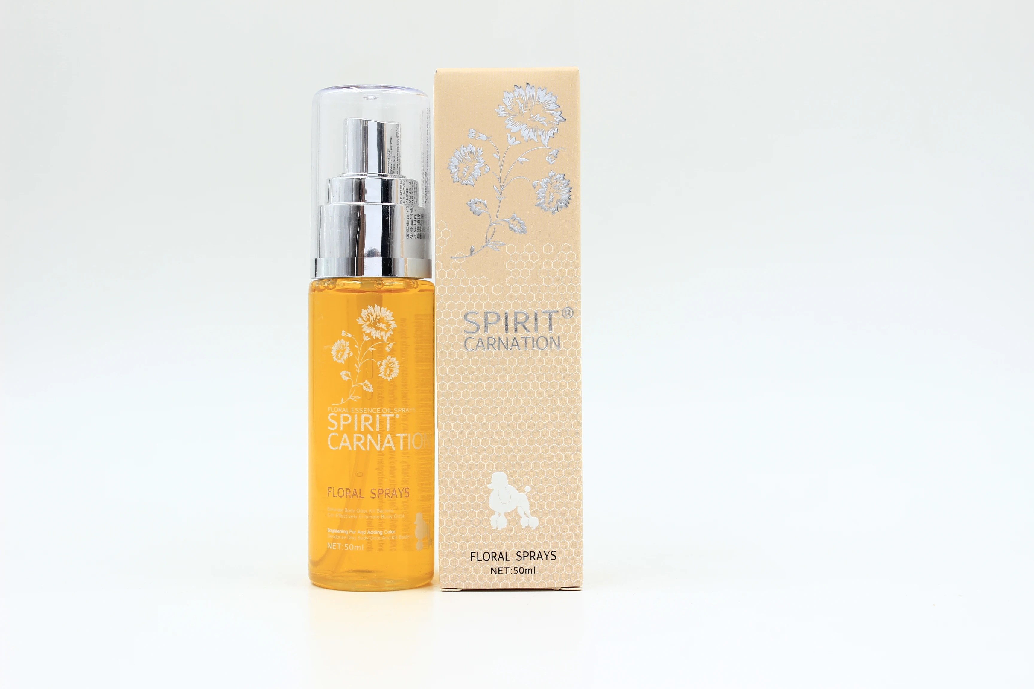 OEM Pet Dog Cat Perfume Natural Harmless Floral Spray Fur Skin Care Pet Supplies