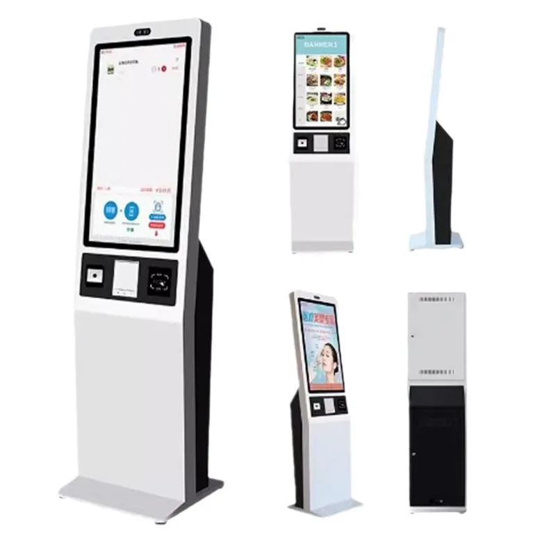 19/21.5/23 Floor Standing Android Windows Touch Kiosk Restaurant Hospital Clinic Bank Queue Management System Self Service Kiosk