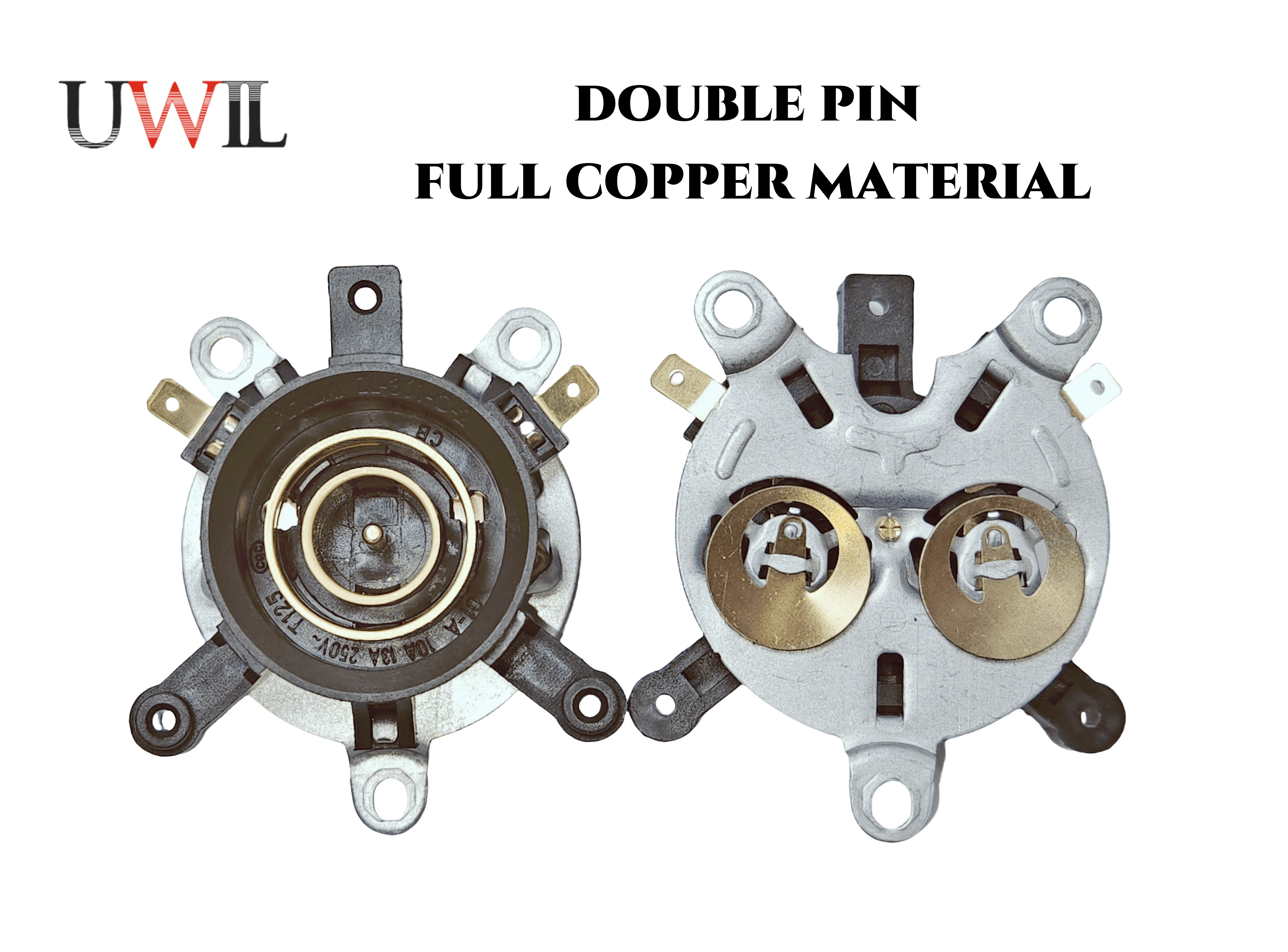 ANKUXI manufacturer Electric kettle spare parts Bimetal temperature controller PBT material thermostat control connector switch