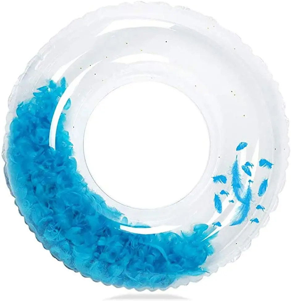 Red color swim buoy guangzhou vanguard children swimming ring sprinkle donut tube