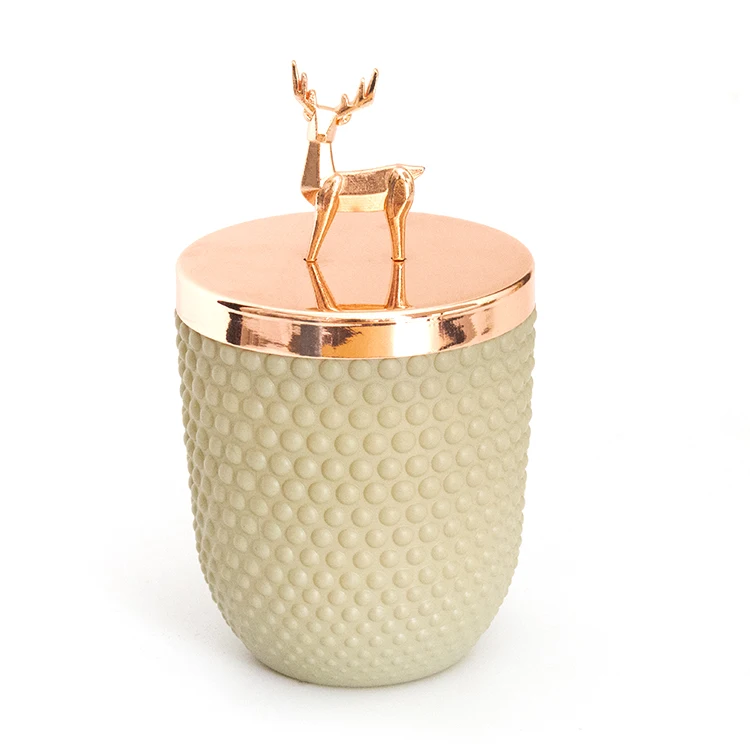 height 10cm candle glass jar candle in jar candle jar box with metal lid