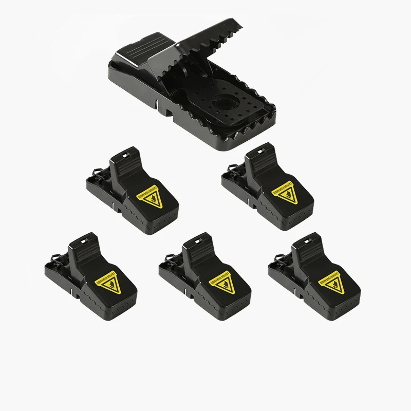 Smart Self-locking Mousetrap Safe Firm Transparent Household Mouse Catcher Plastic Mice Reusable Indoor Outdoor Rat Trap