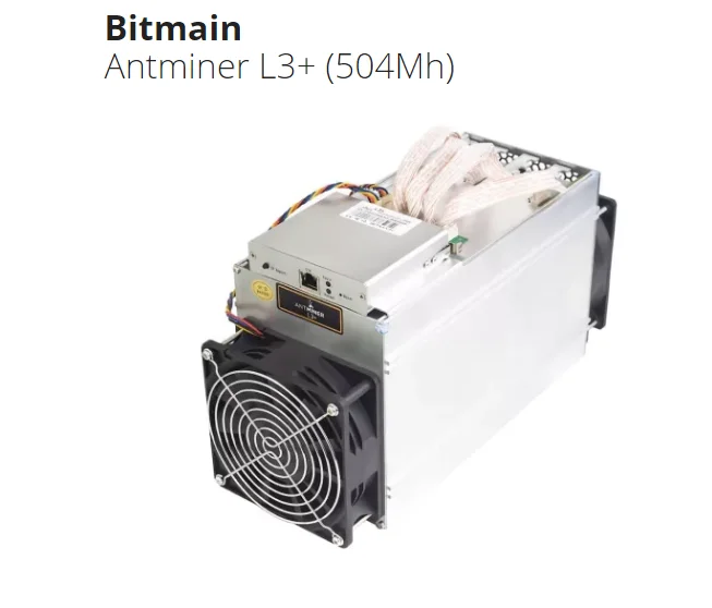 Bitmain Antminer L3 + 504mh/s L3 ++ 580mh/s с блоком питания, btc Майнер Litecoin, Майнер Asic