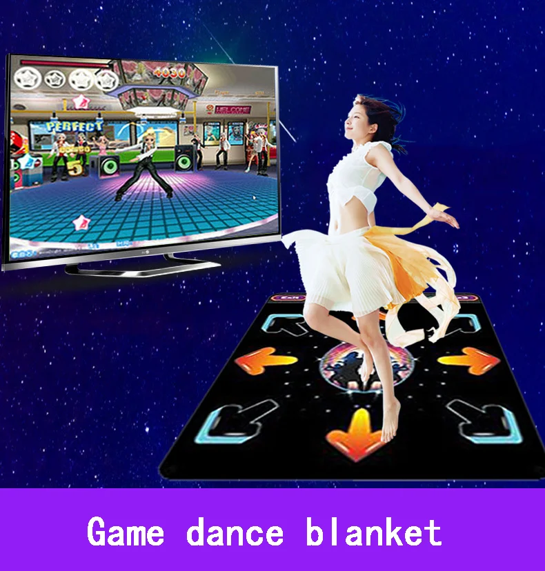 
USB TV PC Non Slip Dance Mat Pad Game for Kids and Adults 