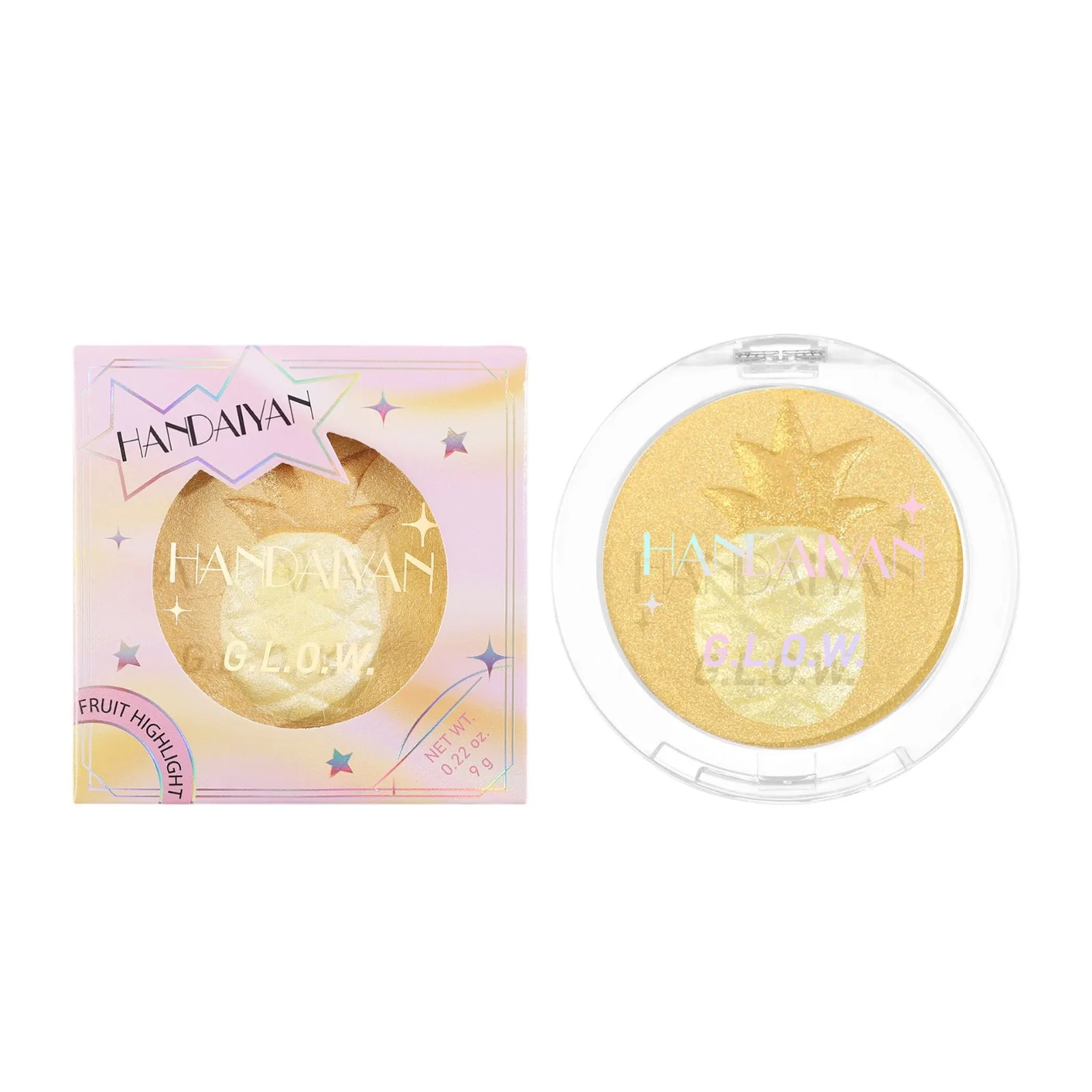 Pearlescent Fine Glitter Powder High Gloss Fruit Series Powder Beautification Brightening Plate Color Makeup