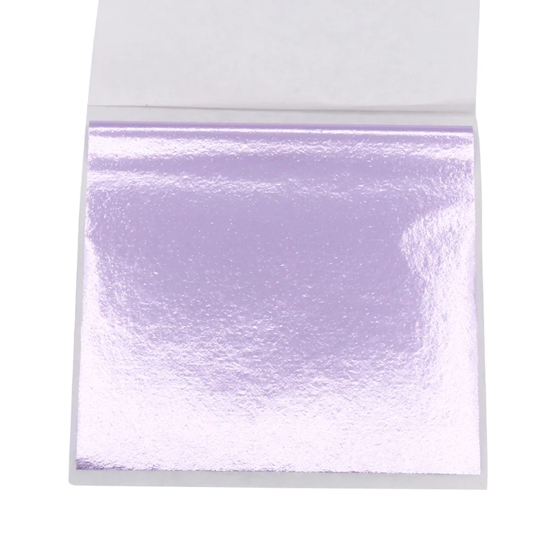 8x8.5cm Peach Purple Color Taiwan Alloy Gold Leaf For Home Decoration DIY Nail Artistic Work Imitation Gold Leaf Sheets