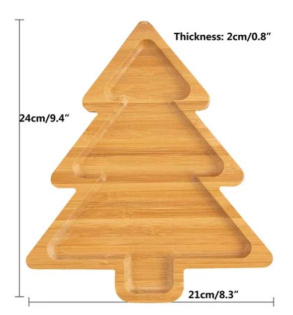 Luxury Antique Breakfast Bread Coffee Tea Platters Decoration Wood Food & Dessert Dish Plate