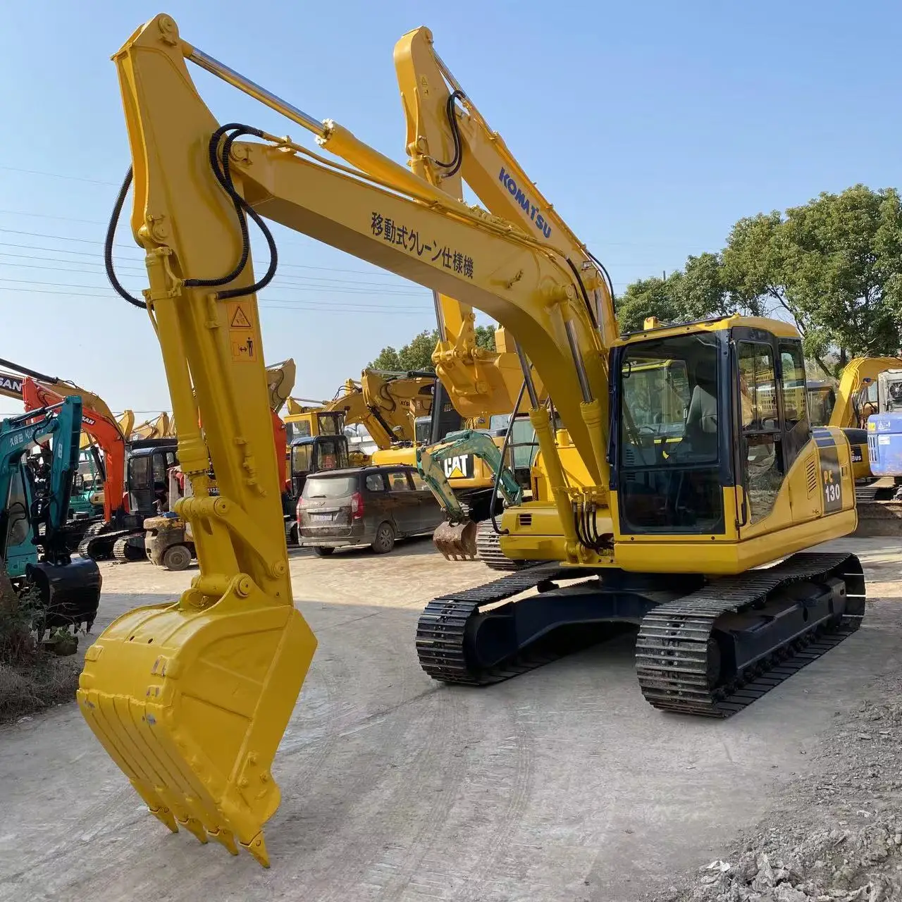 Nice condition excavator for sale  nice price KOMATSU PC130 used crawler excavators komatsu PC130