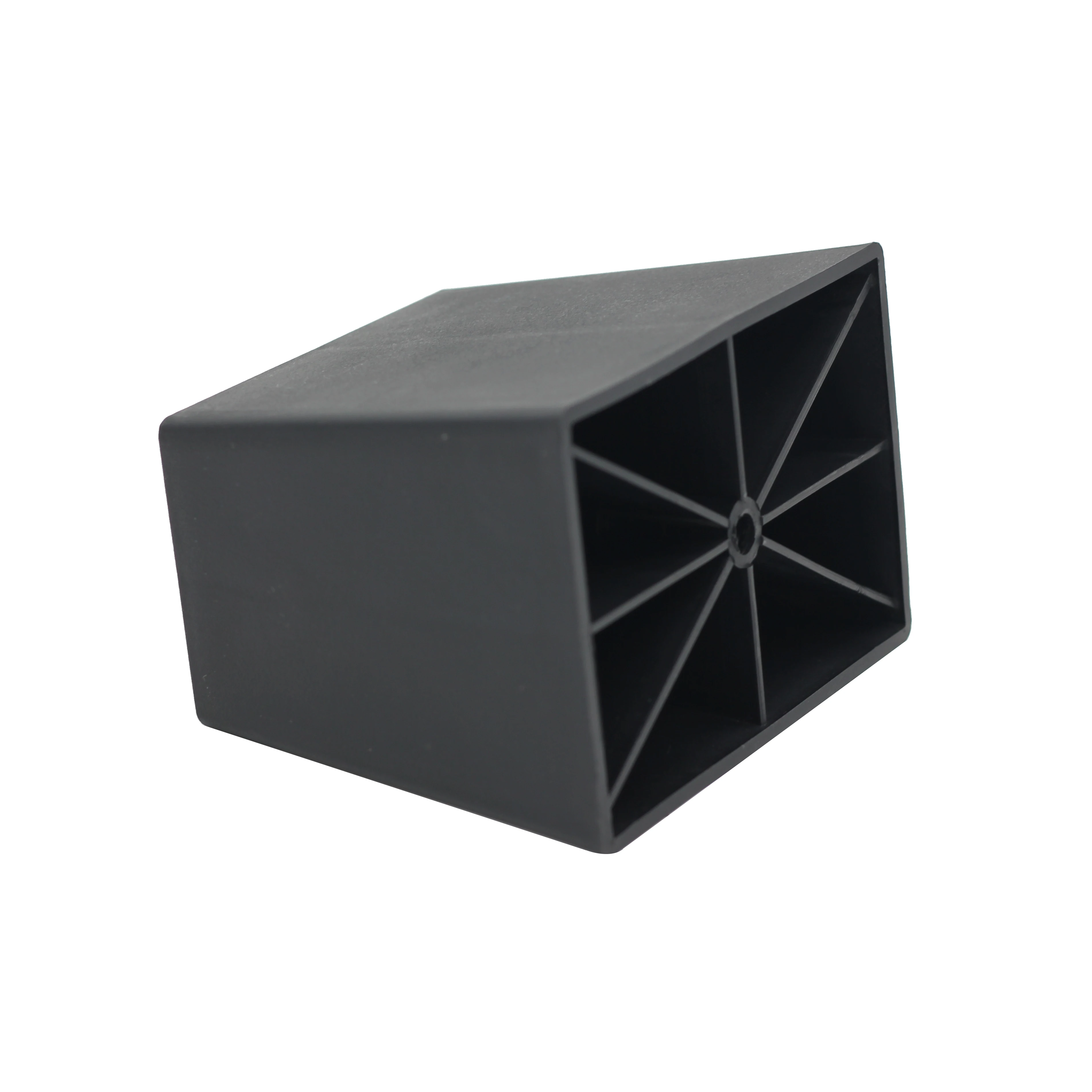 100mm height Low price new design Square Plastic Sofa Leg Feet for furniture