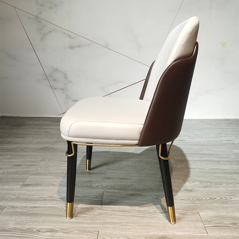 PURUO Luxury Manufacturer Low CBM European Stainless Steel Black Fabric Velvet Dining Room