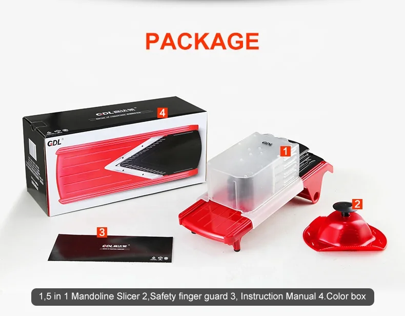 Fruit & Vegetable Tools Manual Vegetable Cutter V-blade Mandoline Slicer Food Potato Cucumber Onion Cutter Slicer