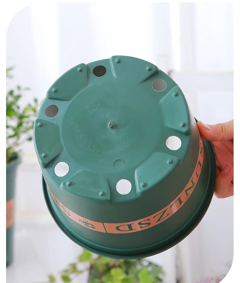 Custom Plant Pot Plastic Big Garden Flower Pots Planters Indoor 3 Gallon Nursery Pots Outdoor
