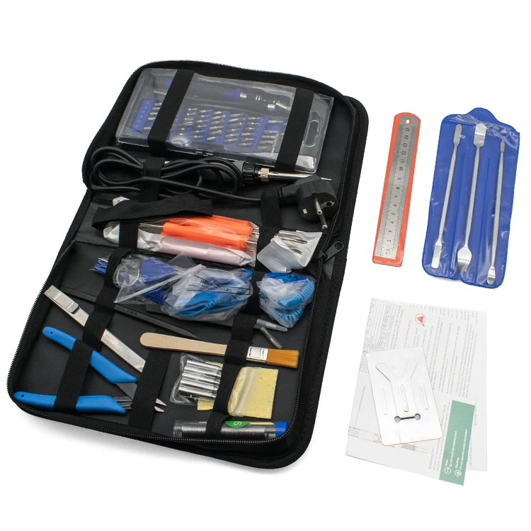 Digital Display Electric Soldering Iron 90W 220V Adjustable Temperature Welding Rework Solder Repair Tools Kit