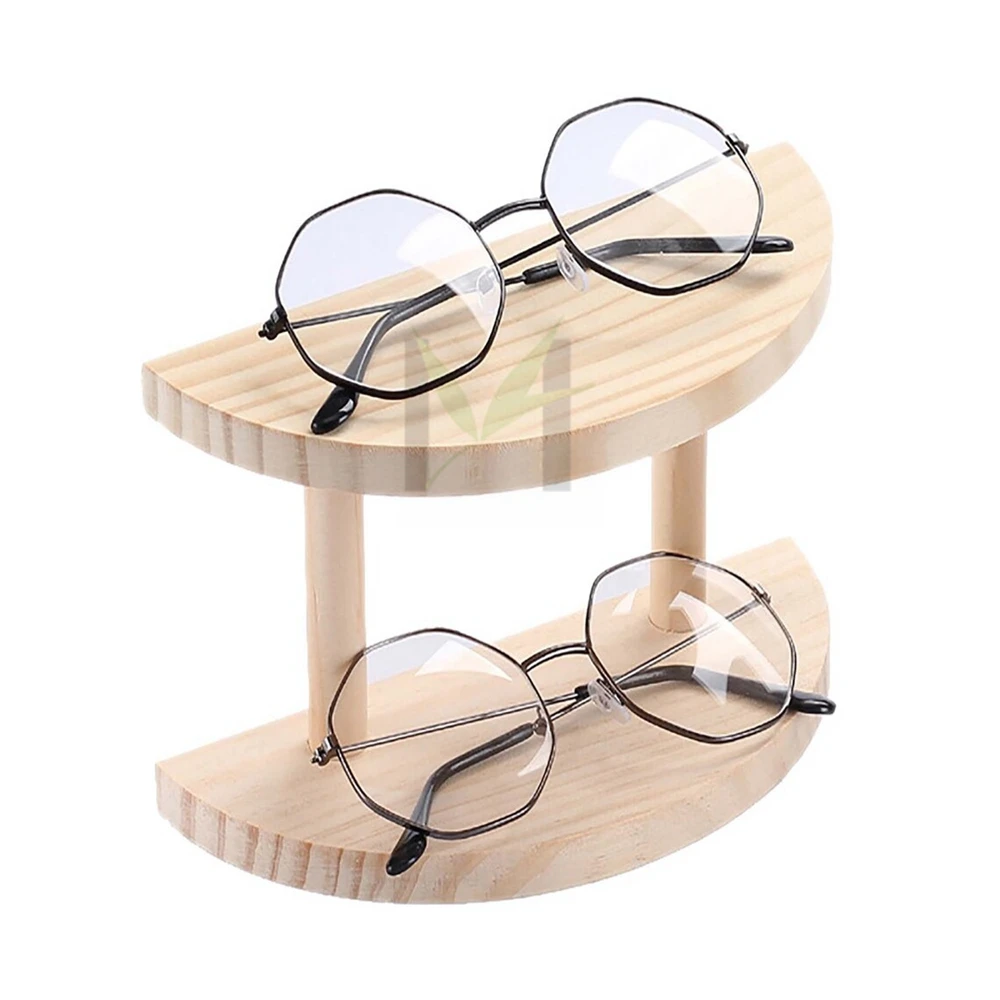 Новинка от Amazon, Бамбуковая витрина для солнцезащитных очков, деревянная витрина для очков, подставка-держатель