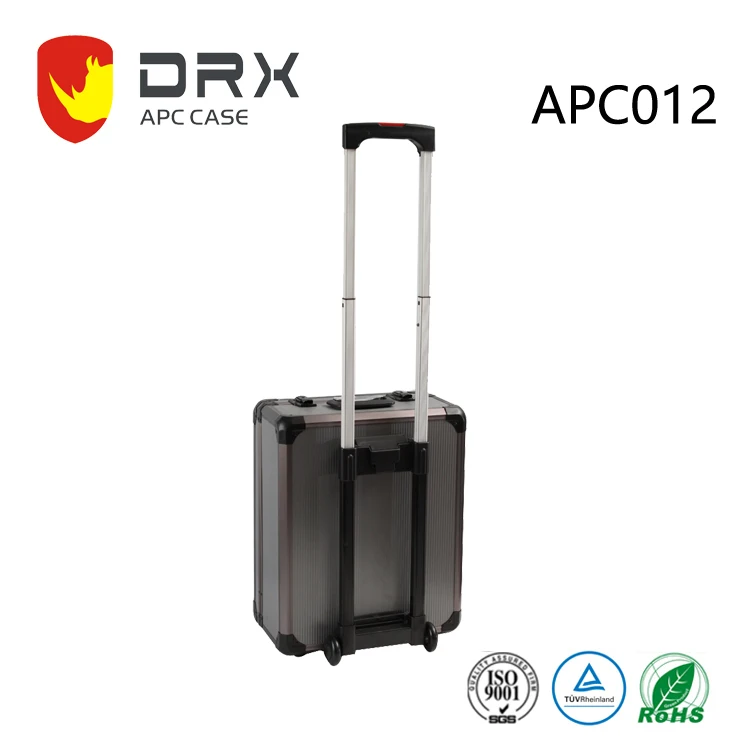 Portable OEM APC012 Aluminum luggage Tool trolley case   Aluminum watch box  With Wheels