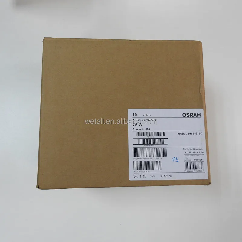 Original New  XBO 75W/2 OFR ZEISS Zeiss microscope without reflector short arc xenon lamp bulb