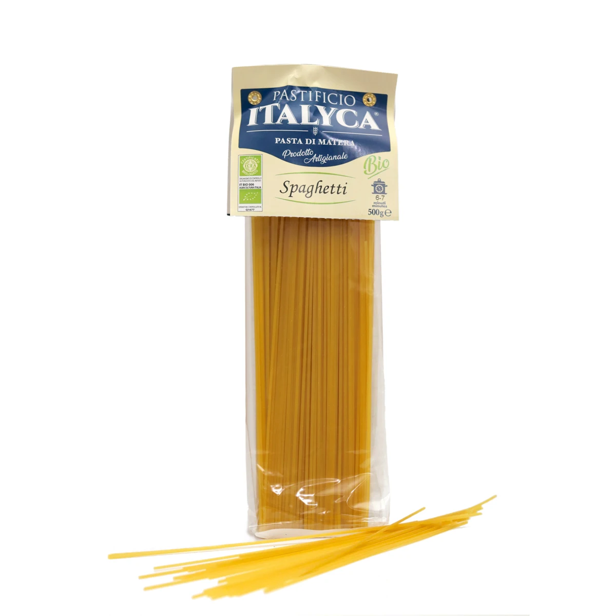 Best Quality Spaghetti 500g Certified Organic Artisanal Pasta Made From 100% Italy