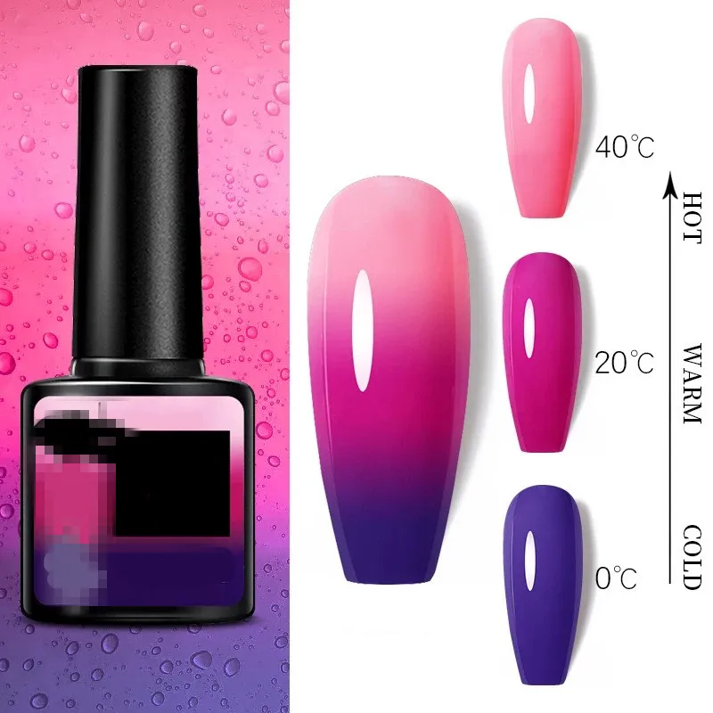 Nail Polish Glass Ice Through Candy Colored UV Nail Glue