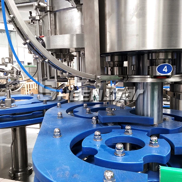 Economy Rotary Type Filling Machine For Cola / Carbonated Soft Drink