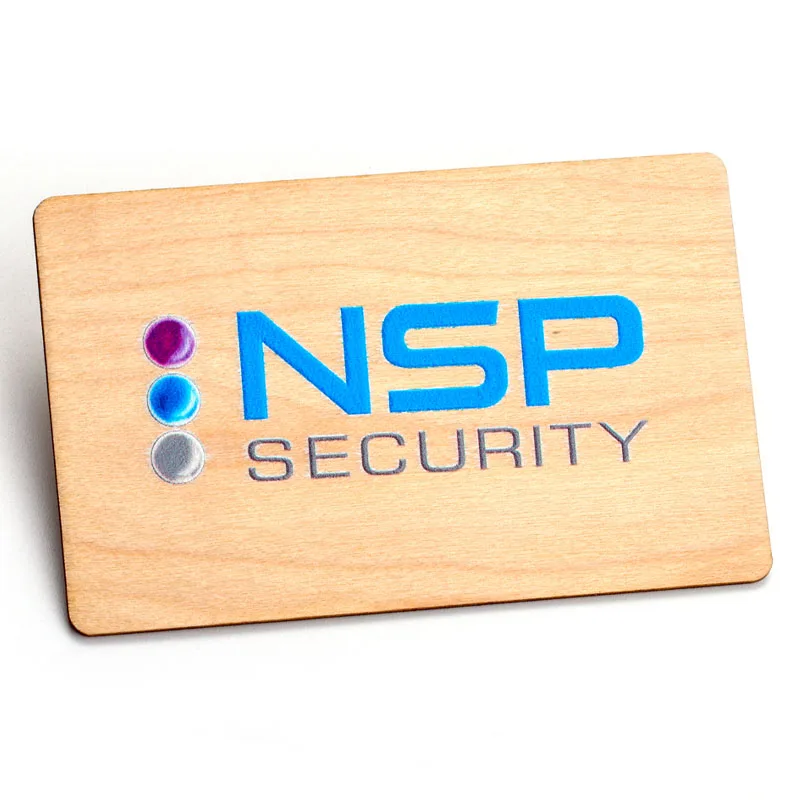 Wholesale Wood Card Proximity Read Write RFID Card MF1 S50 Hotel Key Cards
