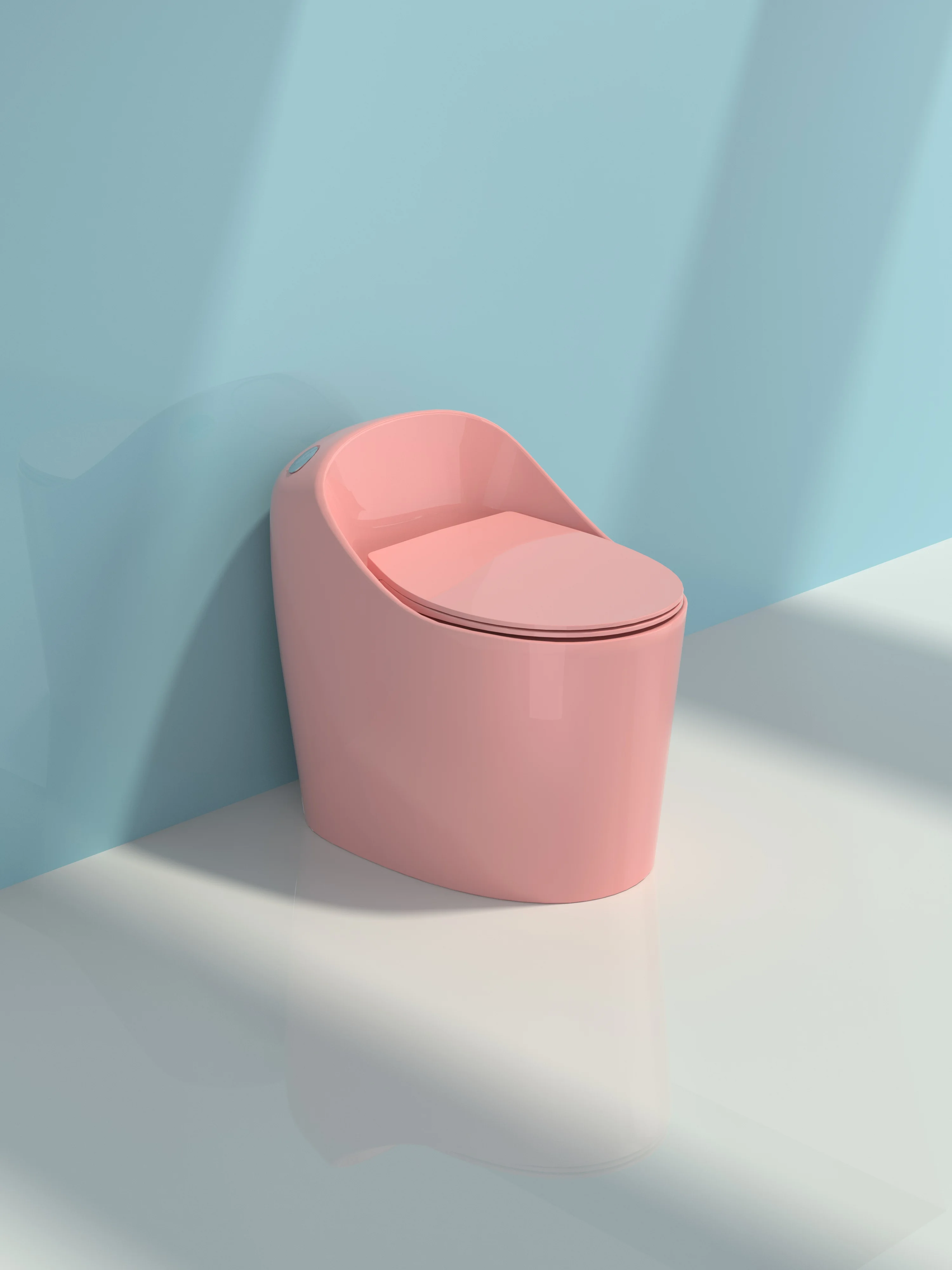 BP High quality modern Hotel sanitary ware porcelain bathroom ceramic round egg shaped one piece matt black color toilet bowl