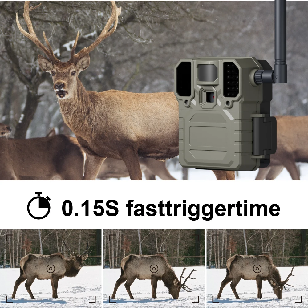 L-Shine Sports And Action Cameras 30mp Hunting Products Smart Cameras Hunting Camera 30mp 2.7k Streaming Wireless Hunting