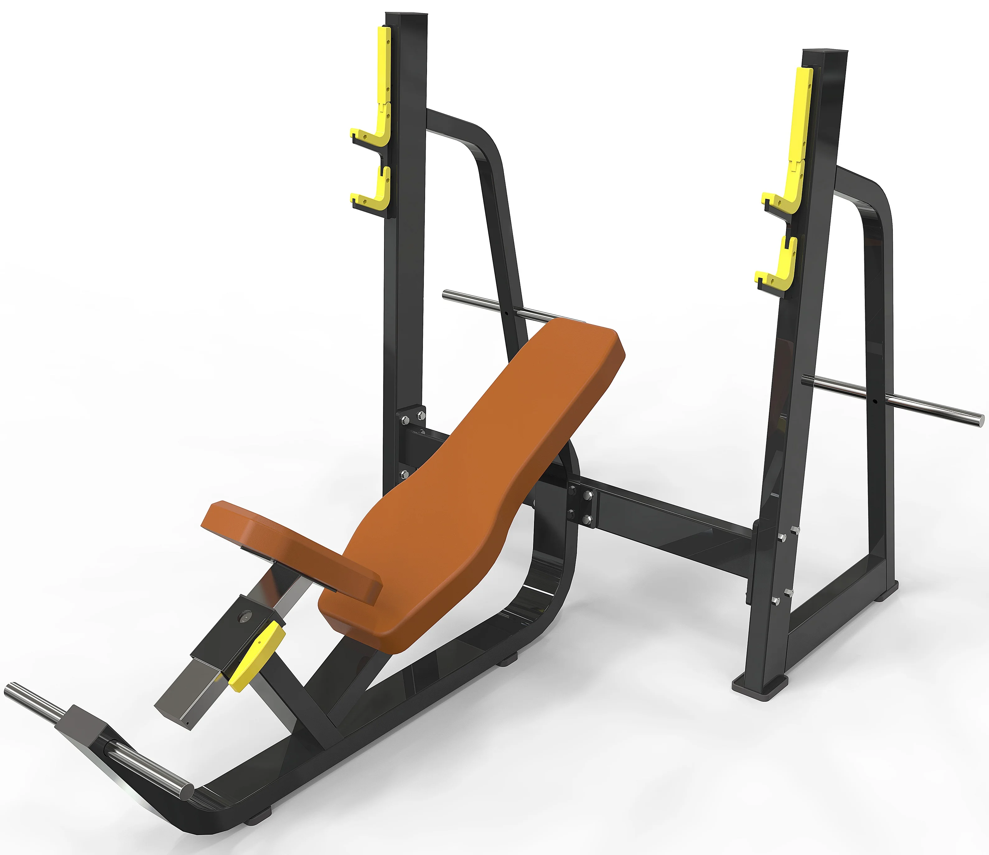 New Free Weight Bench Vertical Knees Up Dip Lanbo FITNESS Oval Tube Dip Station