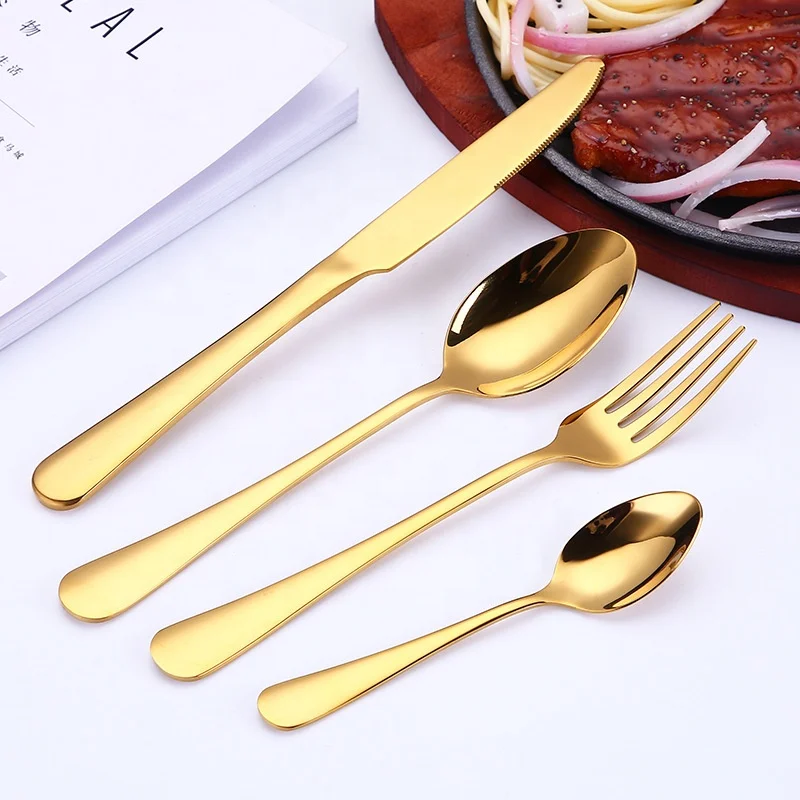 24 шт., дорожный органайзер для столовых приборов, из нержавеющей стали