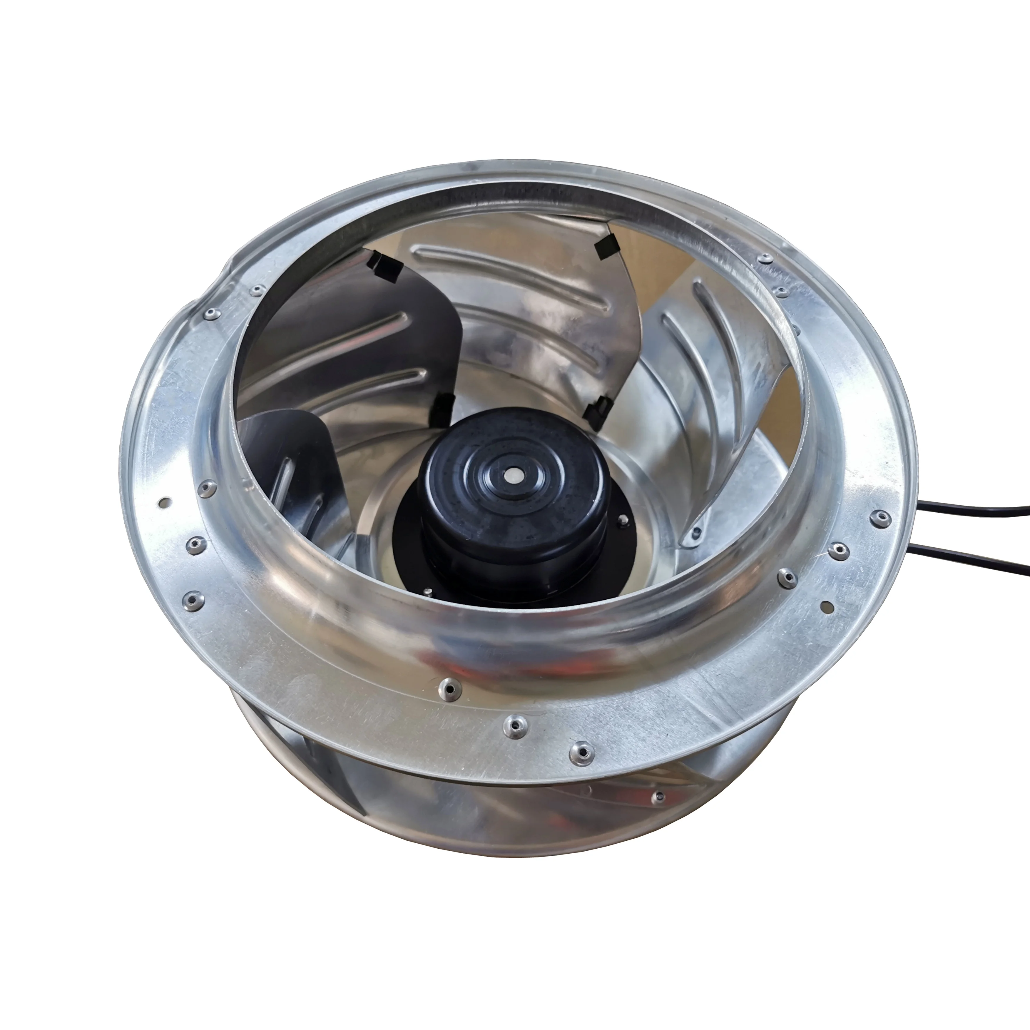 DC 24V 48V backward curved centrifugal fan 310mm brushless impeller