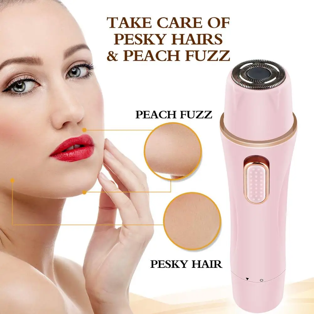 Китайский оптовый поставщик, новый дизайн, 4 в 1, Женская бритва, триммер для волос на лице с питанием от батарейки AA