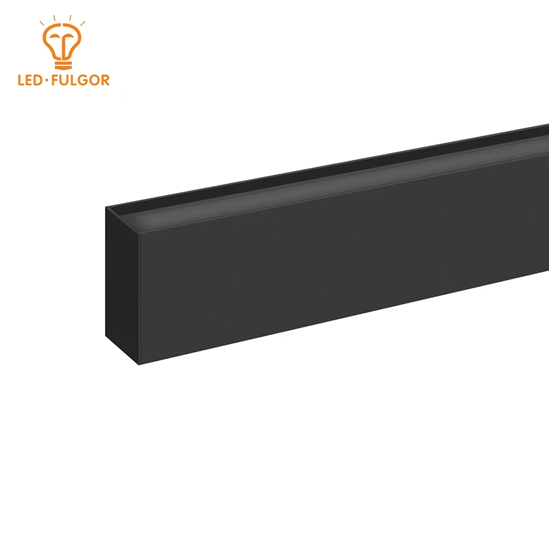 Manufacturer Price IP20 white/black 36W Indoor Lighting Aluminum Line Linkable denpant LED linear light