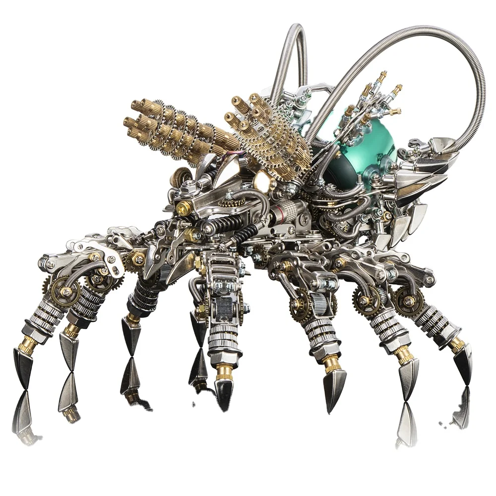 3D metal puzzle Metal build with bluetooth speaker metal spider model kits DIY toys gifts
