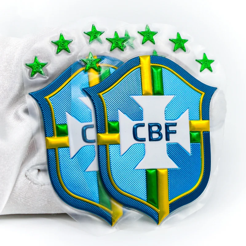 Пластиковая печать на заказ Футбольная команда майка значок логотип клуба теплопередача 3D ТПУ патч для одежды