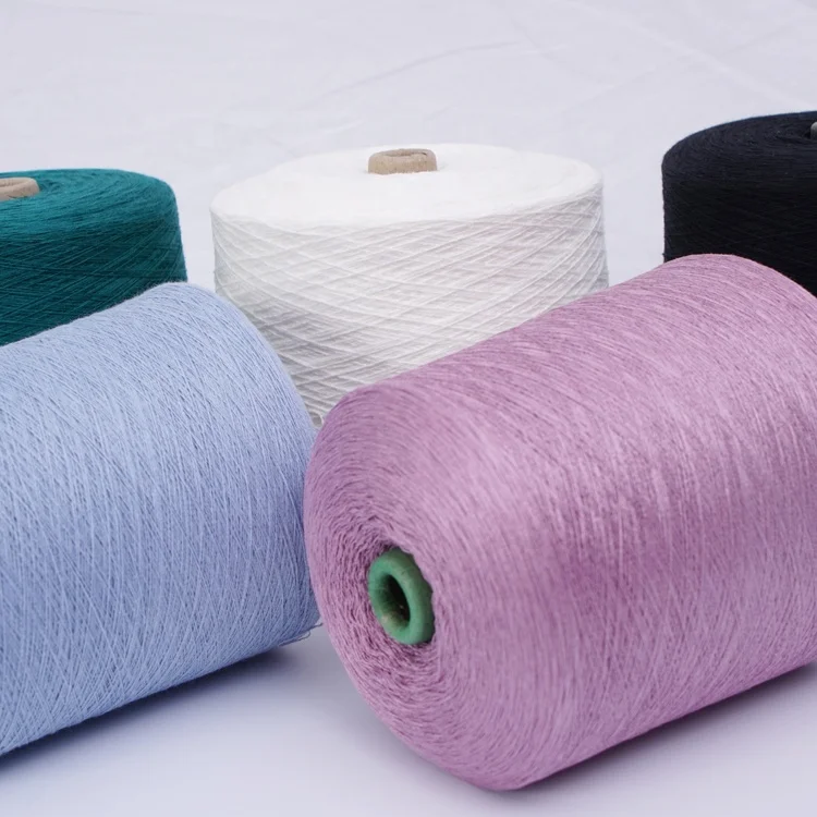 30S/2 dyed 65% Recycle polyester 35%cotton blended yarn Ring Spun factory wholesale
