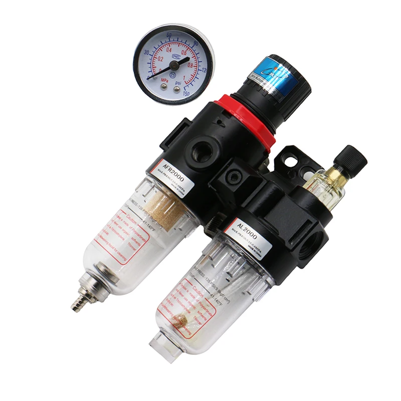 Good Quality AFC2000 BFC4000 Pneumatic Airtac Type Air Source Treatment Unit FR.L Combination Air Filter Regulator
