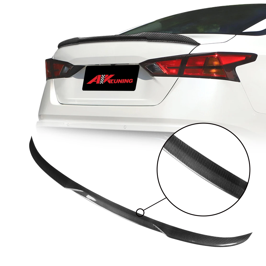 spoiler for Nissan Altima 2019 2020 2021 Real carbon fiber trunk spoiler