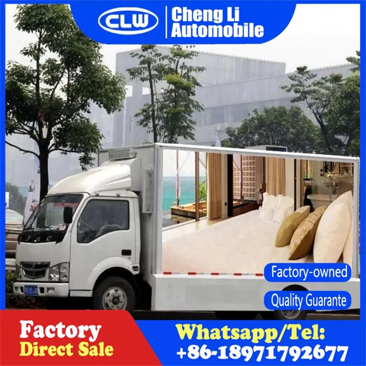 JAC Mobile Led Advertising Billboard Vehicle LED display screen advertising truck for sale