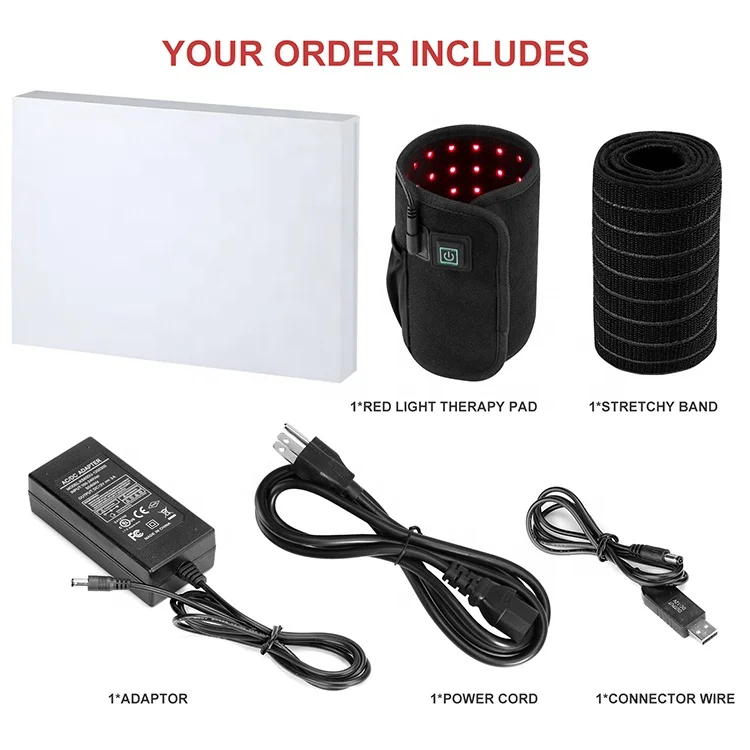 
Medical grade red light therapy 660nm 850nm laser 360 belt Massage Body Pads Wrap Belt 