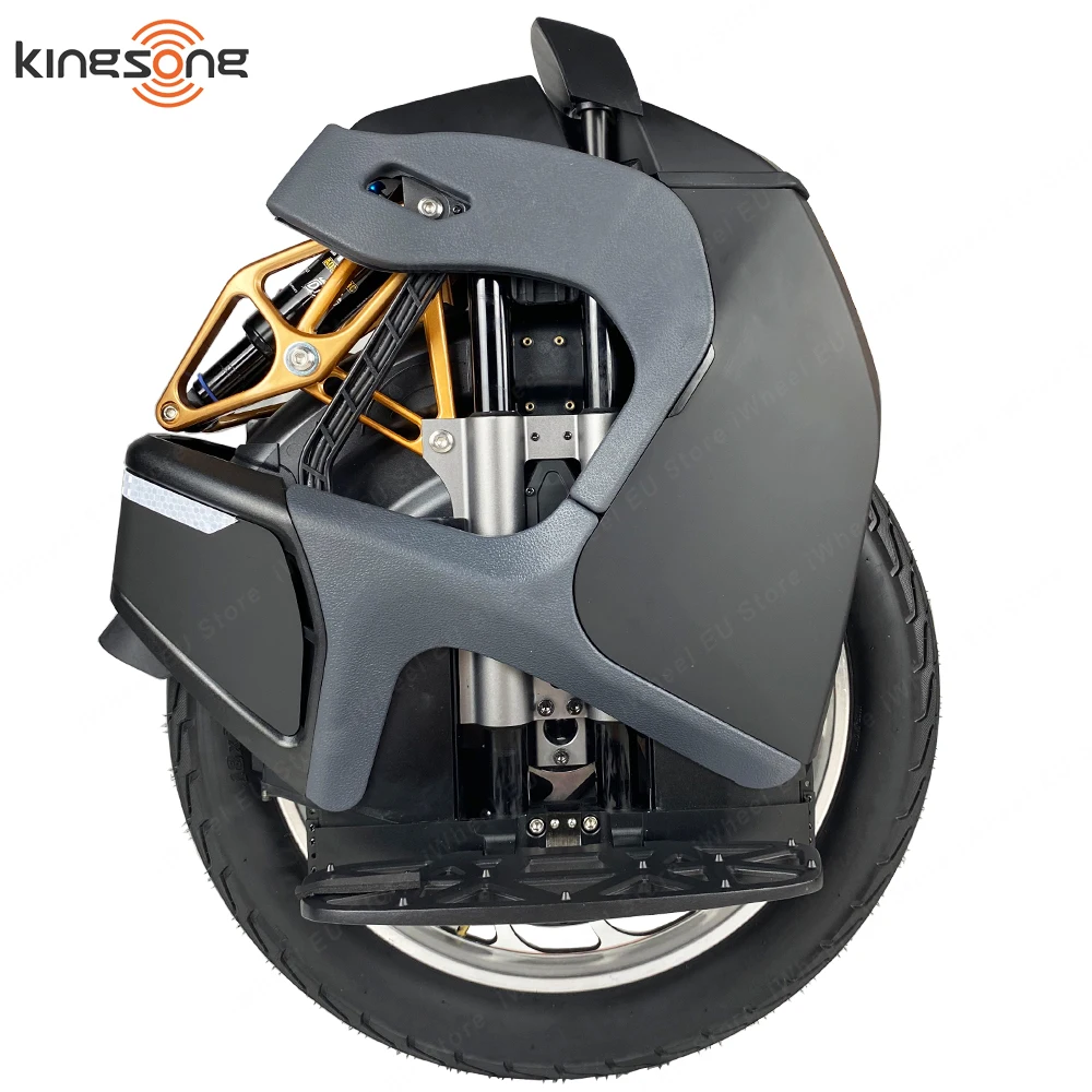 EU Stock Original KS S18 EUC Shock Absorbing Unicycle Frosted Black White International Version without Speed Limit