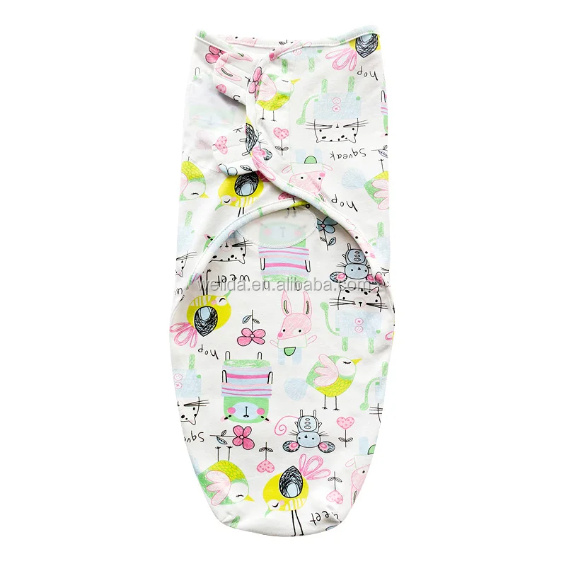 High Quality Custom 100% Organic Cotton Baby Swaddle Wrap Soft Printed Festival Bedding Baby Sleeping White Color Custom Logo