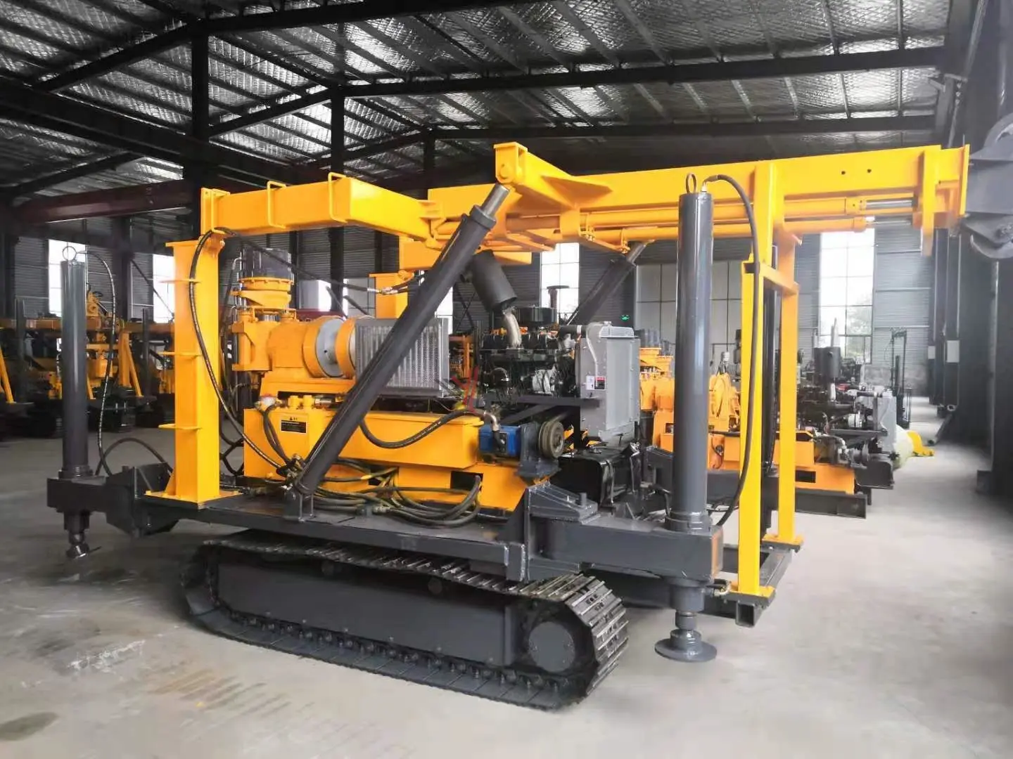 High Efficiency Miningwell 180m Water Well Drilling Rig Fully Hydraulic Crawler Borehole Deep Well Machine
