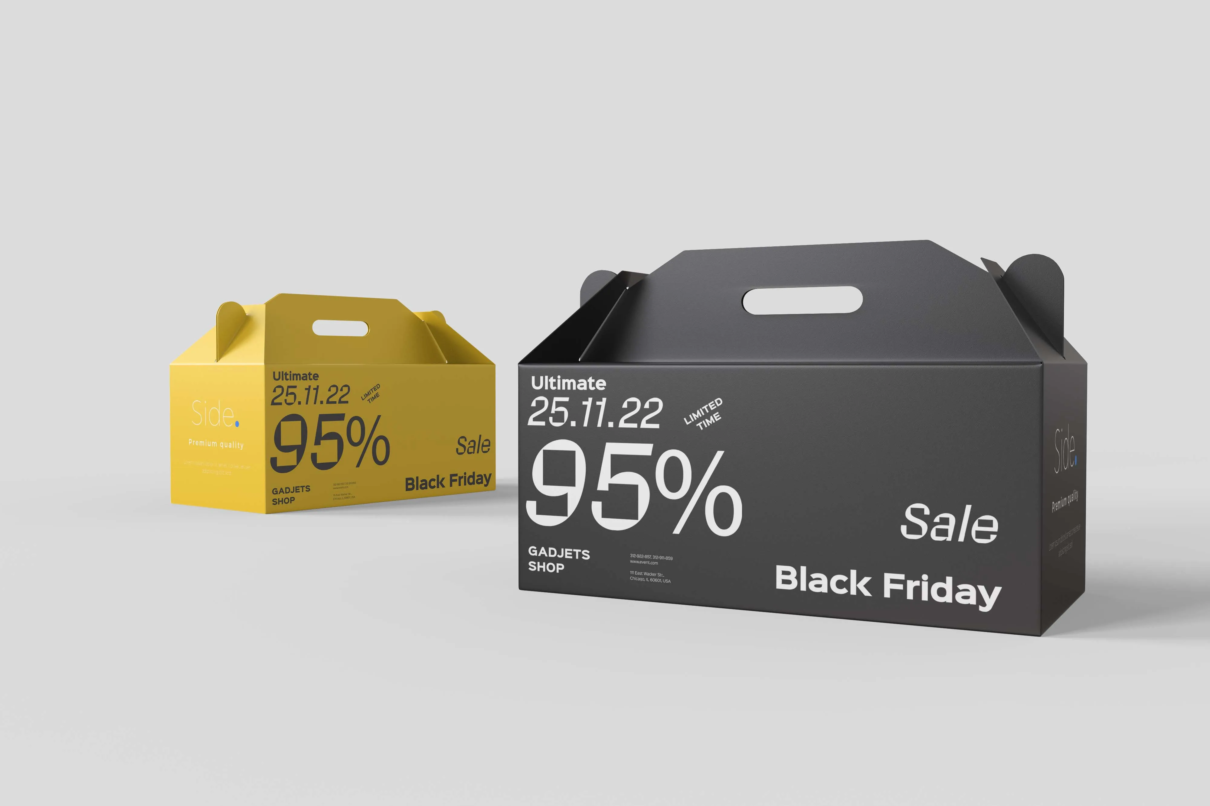 Custom Logo 4-6 Pack Beer and Wine Bottle Carrier Kraft Paper Boxes for Energy Drinks Made From Corrugated Material
