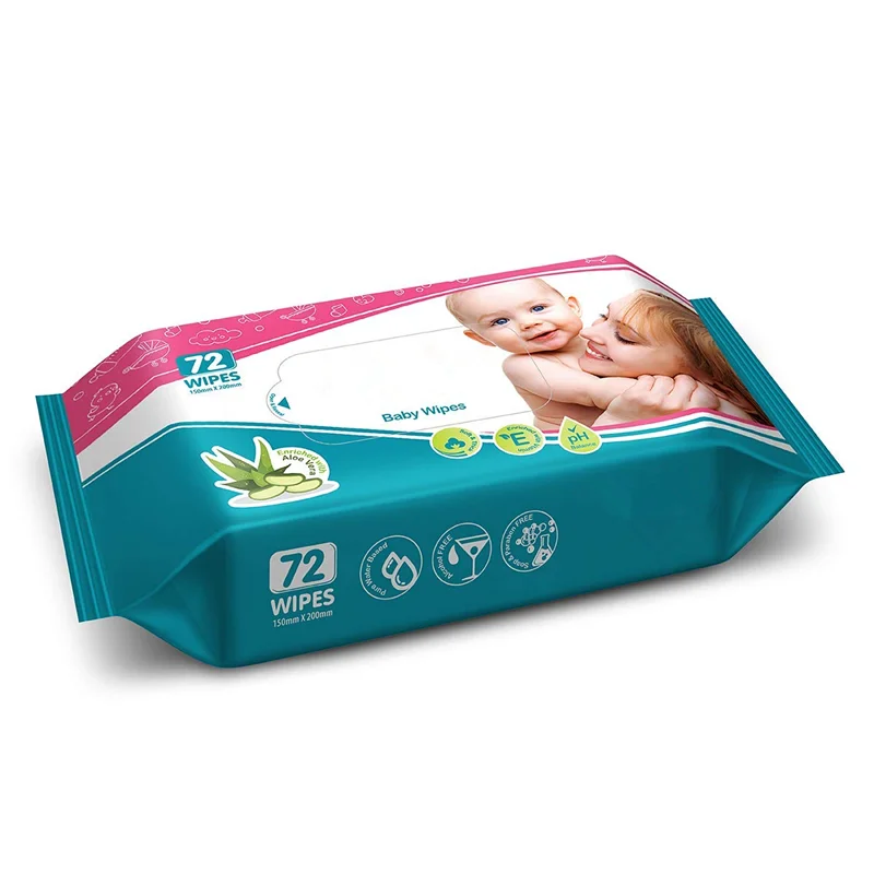 biodegradable hypoallergenic soft cleansing baby wet tissue