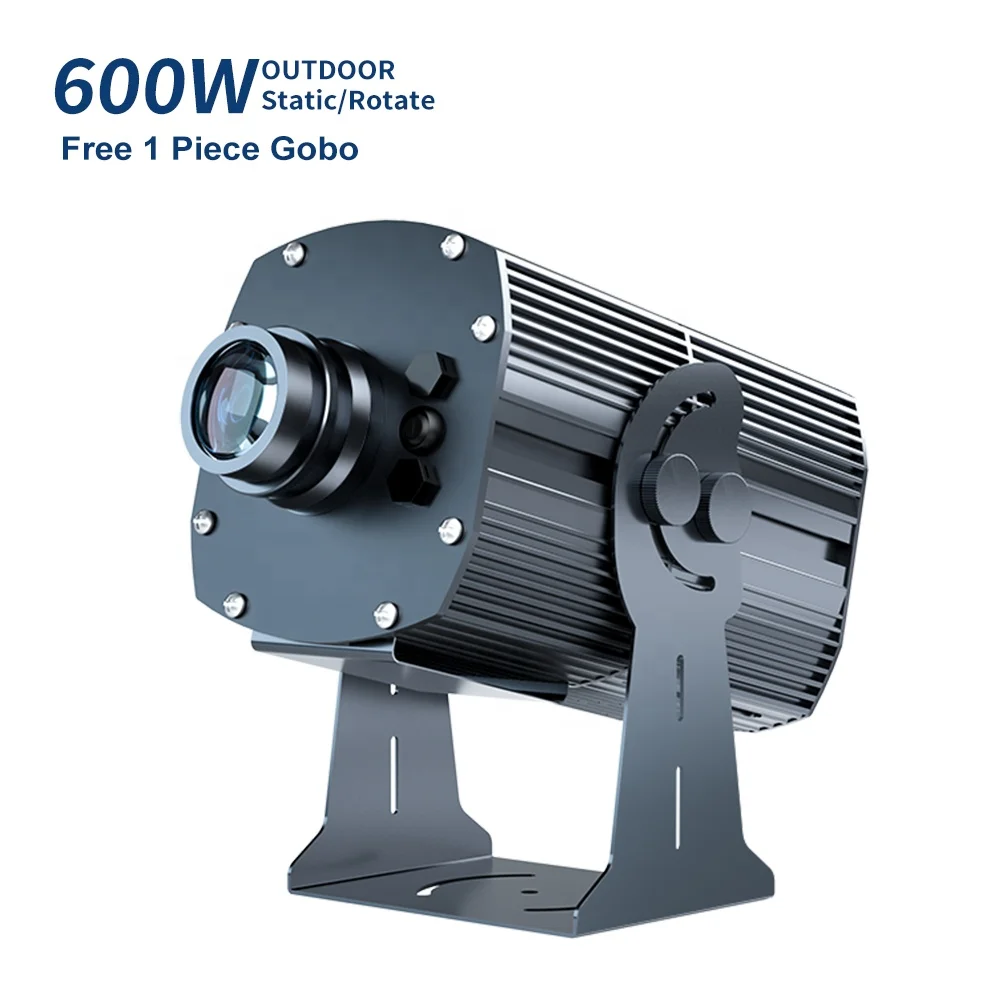 High-power 600W with 1:1 lens waterproof outdoor large commercial advertising light logo projector