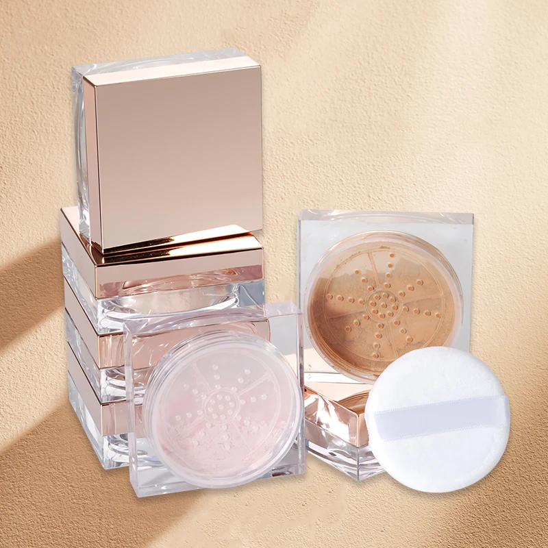 Make Your Own Brand High Quality Cosmetics custom own Label Face Makeup Translucent  Private Label loose Setting Loose Powder