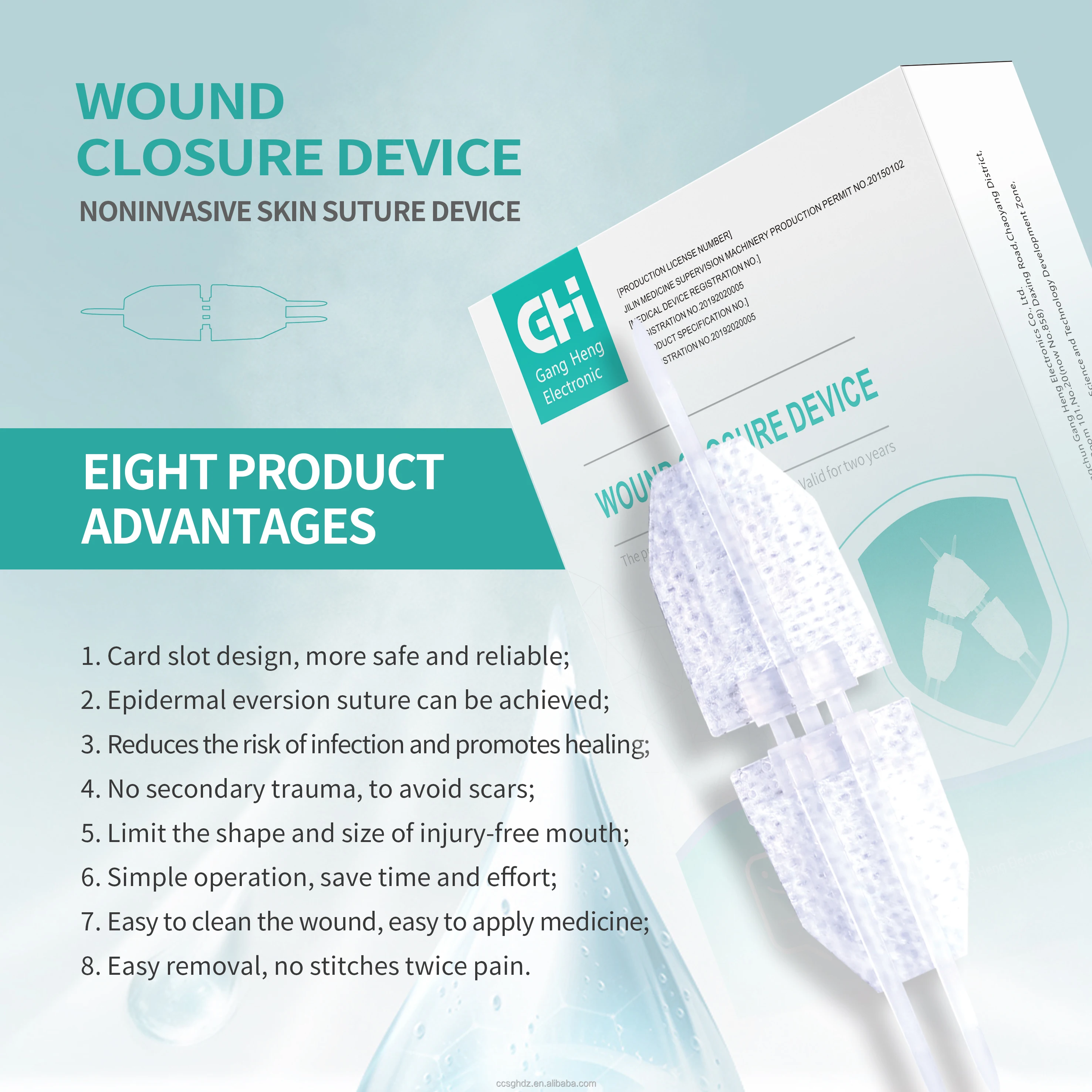 Transparent Wound Closure Device Premium Quality Dressing for Wound Care