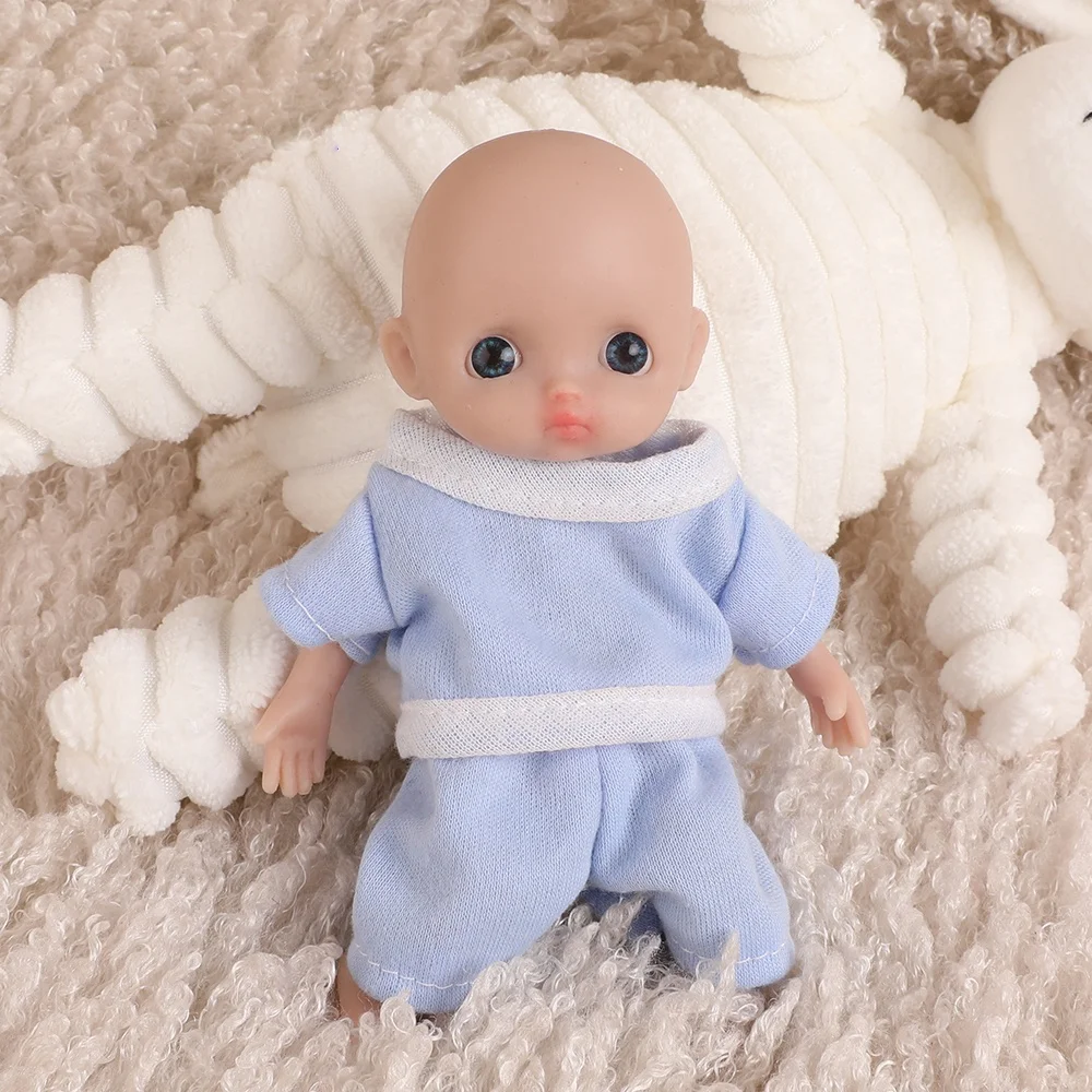 5 дюймов Мини-куклы Reborn милая девочка полный Силиконовый корпус лучший подарок для детей