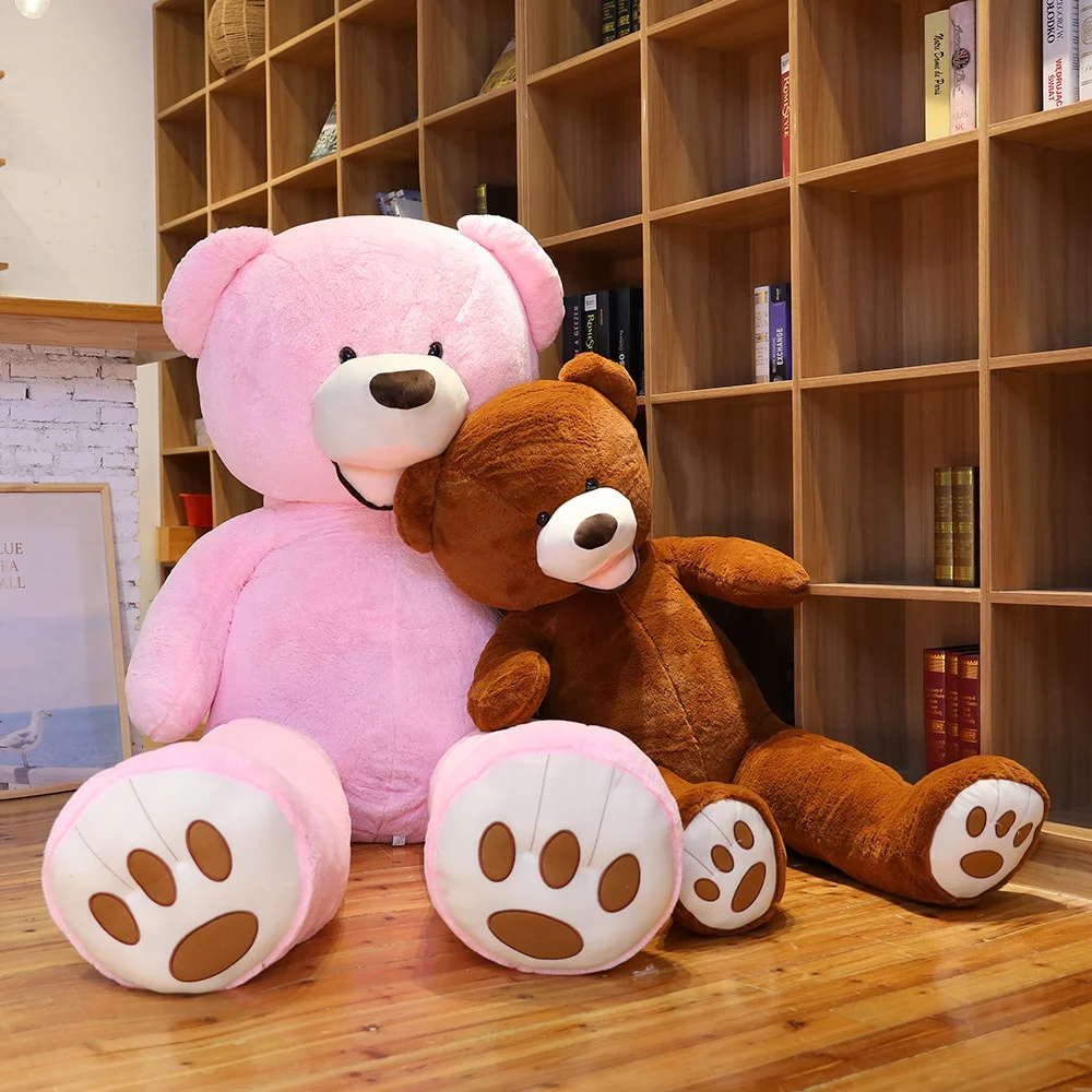 Stuffed 2m Giant Bear Kids Gifts Home Decor Plush Animal BigTeddy Bear Pillow Toys