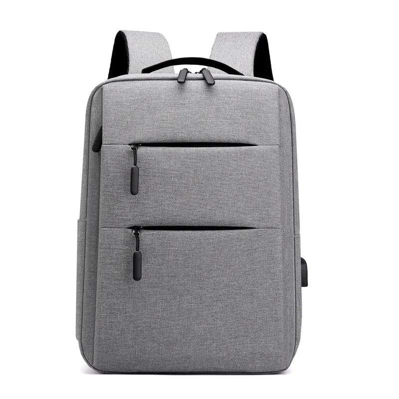 2022 Cheap No Logo Wholesale Computer Laptop Bag Business USB Computer Laptop Backpacks