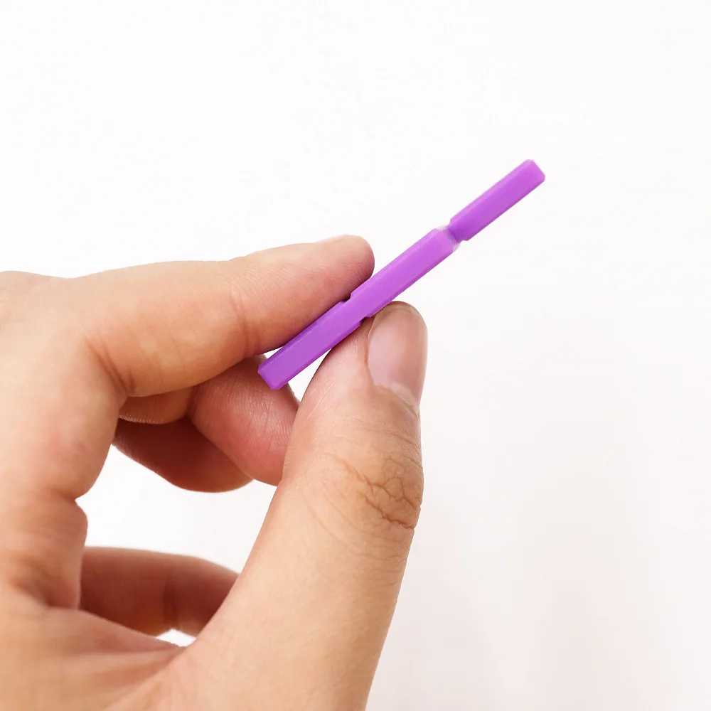 Silicone Puzzle Brain Teaser Toys Intellectual Color 3D Russian Building Blocks Tangram Puzzle Game